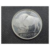 BU One Ounce .999 Silver Buffalo Round (2016)