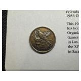 Friendship Medallion of the 1984 Olympic Games