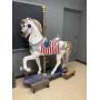 Beautiful Americana Patriotic Carousel Horse!