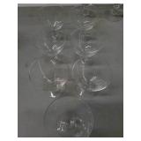 9-Piece Clear Glass Stemware Set - Wine Glasses