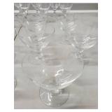 9-Piece Clear Glass Stemware Set - Wine Glasses