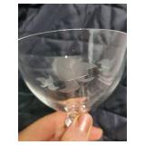 9-Piece Clear Glass Stemware Set - Wine Glasses