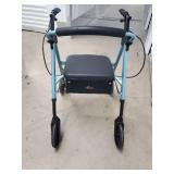 Nova 4-Wheel Rollator Walker With Seat