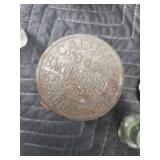 HanDee Kitchen Saw - Vintage Boxed Kitchen Tool with Assorted Bottles & Mugs