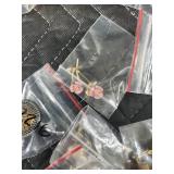 Assorted Vintage Jewelry Components Lot - Earrings, Beads & Findings