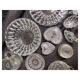 Crystal Glassware Set - Assorted Bowls, Dishes, Coasters & Sugar Jar