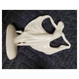 Brass Miniature Figurine Lot - Pharaoh Bust, Golfers, Dancers & Ceramic Horse