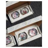 Bradford Exchange Hummingbird Plates - Ruby-Throated & Anna
