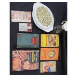 Vintage Cookbooks & Glassware Lot - Betty Crocker, Swedish Food, Sunkist