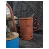 Lot of Vintage Metal Oil Cans & Sprayers - Farm & Workshop Hardware