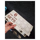 Blue Ceramic Pitcher Lot - Includes 6 Demitasse Sets, Salt Shakers & Glassware