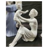 Enesco Growing Up Birthday Girls Figurine Lot - 1991 Sri Lanka