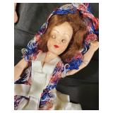 Vintage Doll Lot - Assorted Porcelain/Bisque Heads, Cloth Bodies & Dresses