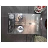 Pepsi-Cola Bottle, Amber Embossed, Clear Grid Bottle, Vintage Lighting Lamp Adapter (Lot of 4)