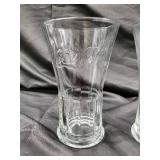 8-Piece Coca-Cola Glassware Lot - Coke Tumblers, The Saturday Evening Post Glass, Hurricane