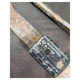 Antique Garden Tools Lot - Hand Rake, Cultivator, Wheel Tool & Wire Brush