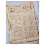 Current Events Vintage Newspapers Bundle - 6 Mid-Century Educational Issues