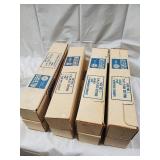 Dorothy C Thorpe Allegro Crystal 3-Piece Place Setting - Goblet, Wine, Sherbet - Sterling Silver Rim