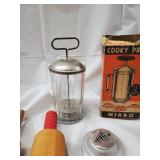 Mirro Cooky Press Cookie Press - 12 Shapes - Vintage Kitchen Tools Lot