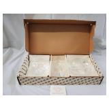 Princess House Crystal Dessert Plates - 3-Piece Set in Original Box