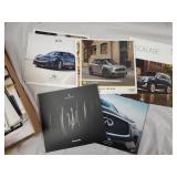 Automotive Brochure & Magazine Lot - Infiniti Q70, Maserati, Lexus, Bentley, MINI