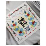 Vintage Dutch Wooden Clogs - Carved Leaf Pattern (2 Pairs)