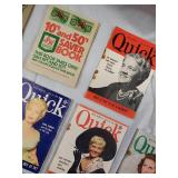 Bell System Telephone Almanac Lot - 1934, 1937, 1956, 1959 Almanacs & 1950s Quick Magazines