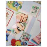 Vintage Valentine Card Lot - Die-Cut & Heart Cards