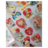 Vintage Valentine Card Lot - Die-Cut & Heart Cards