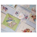 Vintage Greeting Cards Lot - Assorted Birthday, Floral & Baby Designs