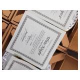 Hamilton Collection Peace Rose Porcelain Plate Set - 9 Gift-Boxed Plates