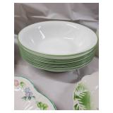 Steelite Floral Dinnerware - Made in England, Assorted Plates, Cups & Saucers