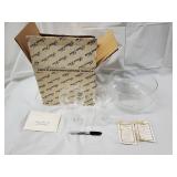 Princess House Crystal Glassware Set - 2 Bowls & 8 Stemware