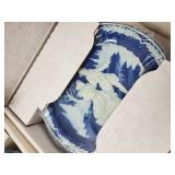 Blue & White Chinese Porcelain Vases - Set of 3 with Certificate