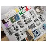 Vintage Postcard & Ephemera Lot - Black & White Cityscapes, Travel Cards, Newspapers & Calendars