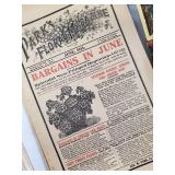 Vintage Postcard & Ephemera Lot - Black & White Cityscapes, Travel Cards, Newspapers & Calendars