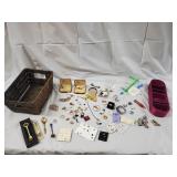 Vintage Costume Jewelry Lot - Earrings, Rings, Brooches, Pendants & Bracelets