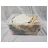 Vintage Lace Linens Assortment - Doilies, Napkins, Crochet Lace & Quilt Pieces