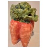 LL-BR - Teapots - Three Ceramic Vegetable Teapots (Carrot, Pumpkin & Corn)