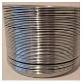 LL-BR - Peacock Enamel Decorative Metal Plates - 7 in Diameter - 41-Piece Set