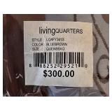 LL-BR - Living Quarters Brighton 24 Piece Bedding Ensemble Queen BlueBrown