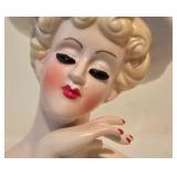 LL-BR - Vintage Ceramic Lady Head Vase
