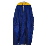LL-BR - Cape Hooded Blue with Yellow Lining - 58-Inch Length