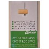 LL-BR - Space Bag Vacuum-Seal Storage Bags (2-Pack) - 15-Cube Maple Stackable Organizer - Easy Hang Closet Rod Lot