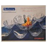 LL-BR - Selecta 7-Piece Glass Serving Bowls Set - Macedonia Servizio (2-Pack)