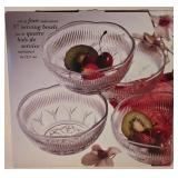 LL-BR - Selecta 7-Piece Glass Serving Bowls Set - Macedonia Servizio (2-Pack)