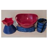 LL-FR - Alfresco Blue Portugal Dinnerware Set