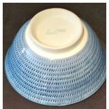 LL-FR - Bearburry Mini Tea Set w/ Box - Blue Cherry Bowl 6in Dia + Covered Crock