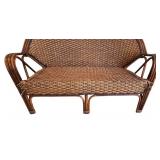 LL-FR - Rattan Woven Outdoor Patio Set - Loveseat + 2 Chairs + Table