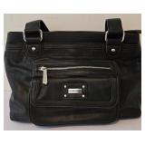 LL- FR - Tyler Rodham Handbag Set - Black Tote, Nine West Crossbody & Wallet (3-Pc)